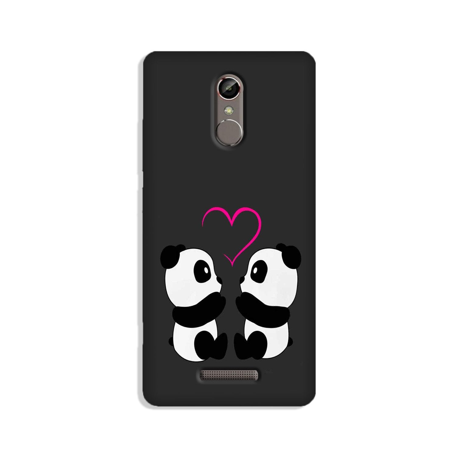 Panda Love Mobile Back Case for Gionee S6s (Design - 398) Panda Love Mobile Back Case for Gionee S6s (Design - 398)