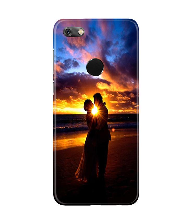 Couple Sea shore Mobile Back Case for Gionee M7 / M7 Power (Design - 13) Couple Sea shore Case for Gionee M7 / M7 Power