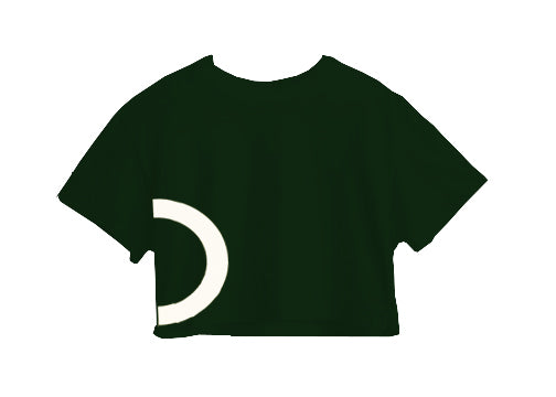 YELLOW CIRCLE CROP TOP YELLOW CIRCLE CROP TOP