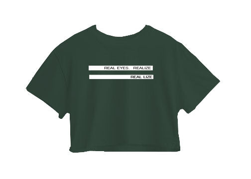 Real Eyes Realize Real Lize Crop Top Real Eyes Realize Real Lize Crop Top