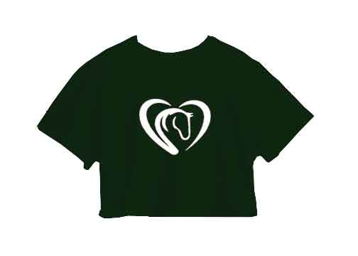 HOURSE HART CROP TOP HOURSE HART CROP TOP