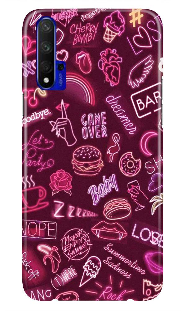 Party Theme Mobile Back Case for Huawei Honor 20 (Design - 392) Party Theme Mobile Back Case for Huawei Honor 20 (Design - 392)