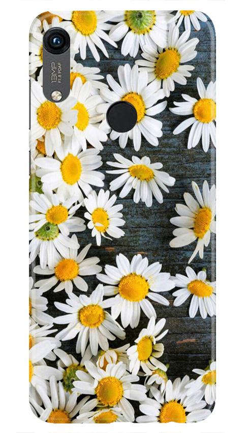 White flowers2 Mobile Back Case for Honor 8A (Design - 62) White flowers2 Case for Honor 8A