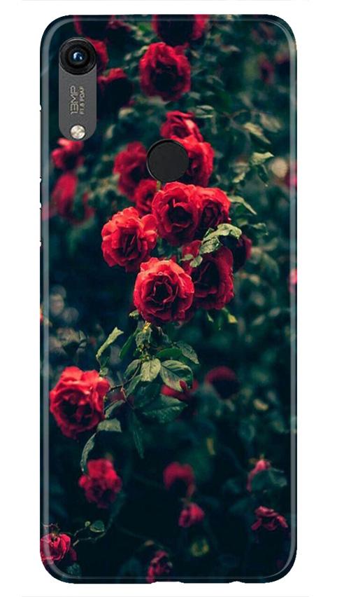 Red Rose Mobile Back Case for Honor 8A (Design - 66) Red Rose Case for Honor 8A