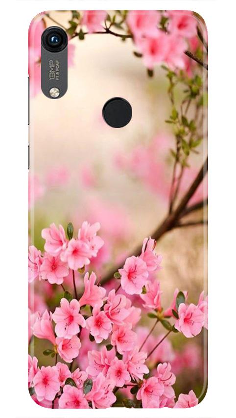 Pink flowers Mobile Back Case for Honor 8A (Design - 69) Pink flowers Case for Honor 8A