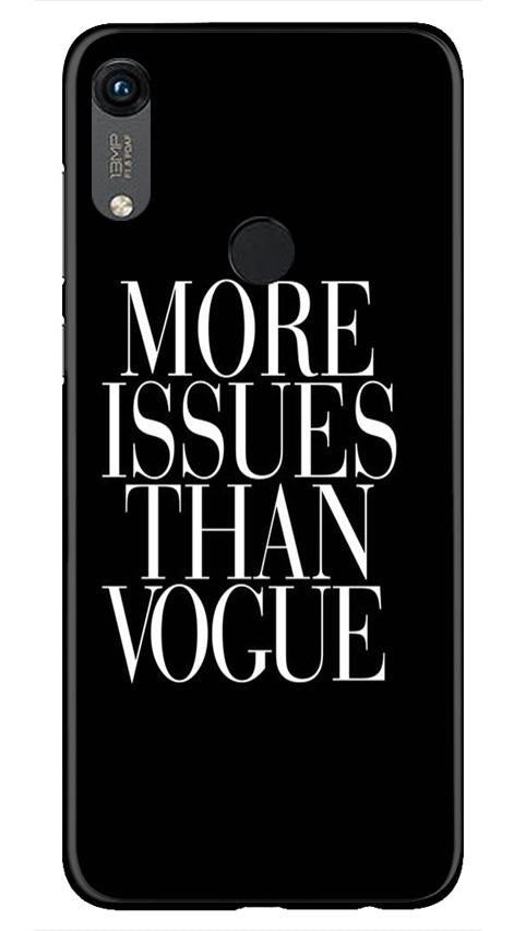 More Issues than Vague Mobile Back Case for Honor 8A (Design - 74) More Issues than Vague Case for Honor 8A