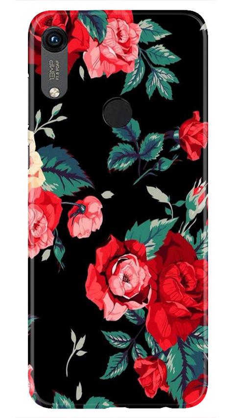 Red Rose2 Mobile Back Case for Honor 8A (Design - 81) Red Rose2 Case for Honor 8A