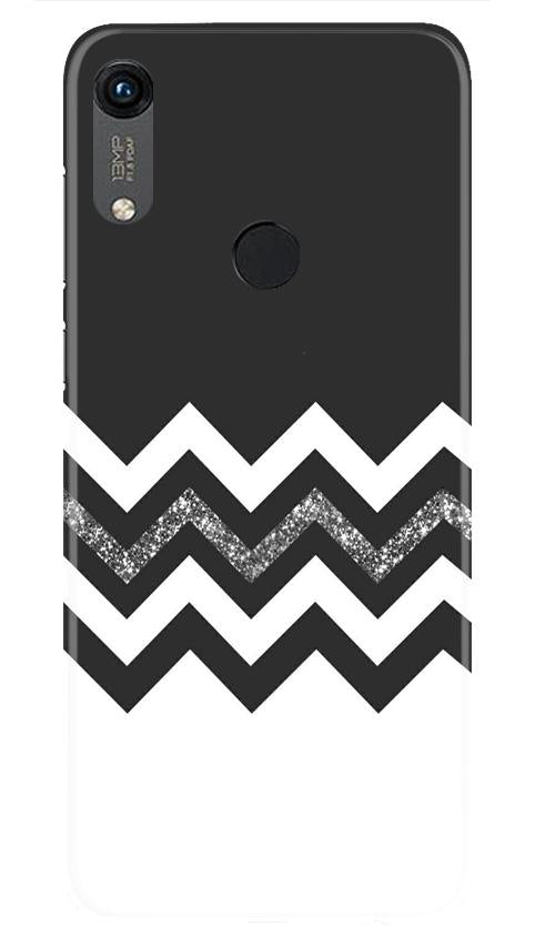 Black white Pattern2Mobile Back Case for Honor 8A (Design - 83) Black white Pattern2Case for Honor 8A