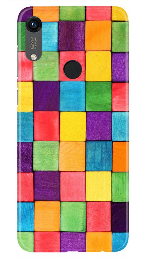 Colorful Square Mobile Back Case for Honor 8A (Design - 218) Colorful Square Case for Honor 8A (Design No. 218)