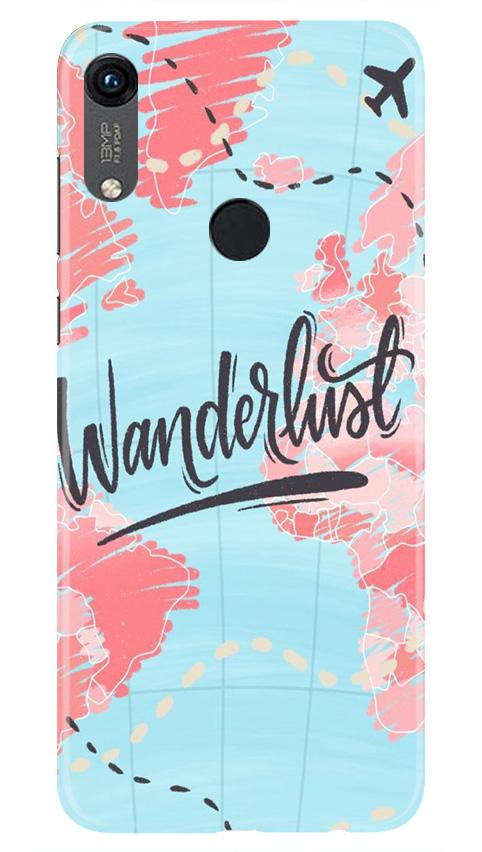 Wonderlust Travel Mobile Back Case for Honor 8A (Design - 223) Wonderlust Travel Case for Honor 8A (Design No. 223)