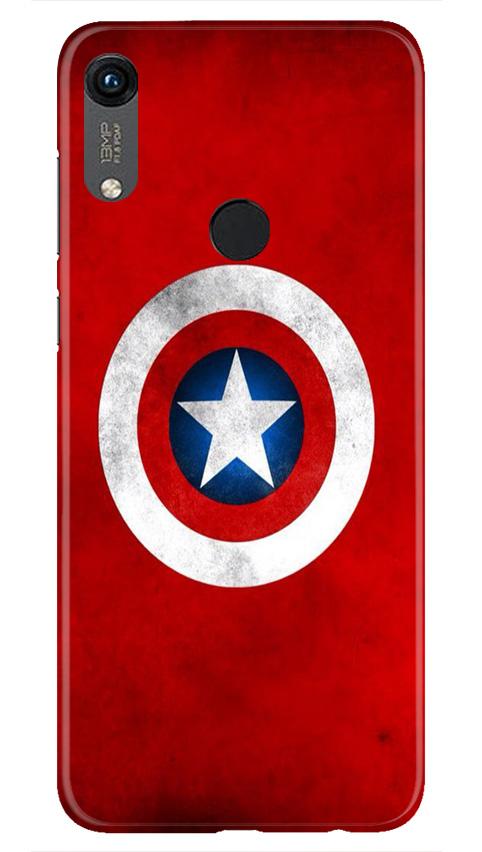 Captain America Mobile Back Case for Honor 8A (Design - 249) Captain America Case for Honor 8A (Design No. 249)