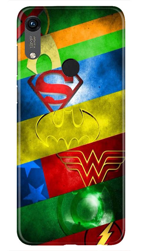 Superheros Logo Mobile Back Case for Honor 8A (Design - 251) Superheros Logo Case for Honor 8A (Design No. 251)