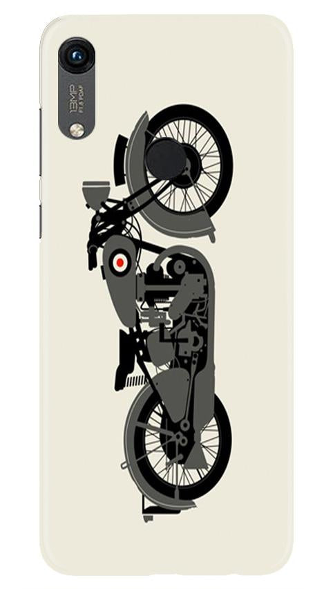 MotorCycle Mobile Back Case for Honor 8A (Design - 259) MotorCycle Case for Honor 8A (Design No. 259)