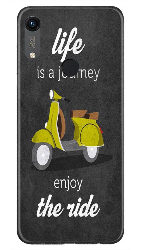 Life is a Journey Mobile Back Case for Honor 8A (Design - 261) Life is a Journey Case for Honor 8A (Design No. 261)