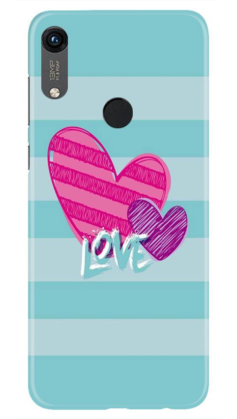 Love Mobile Back Case for Honor 8A (Design - 299) Love Case for Honor 8A (Design No. 299)