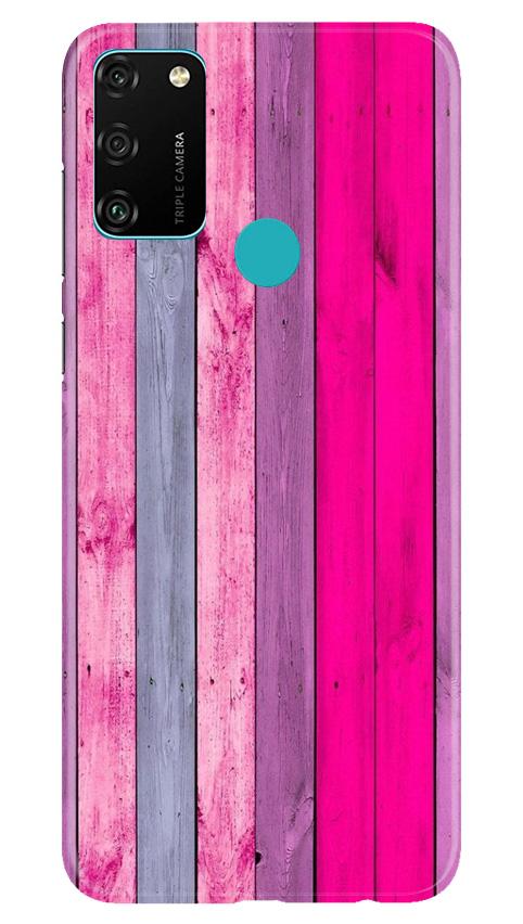 Wooden look Mobile Back Case for Honor 9A (Design - 24) Wooden look Case for Honor 9A