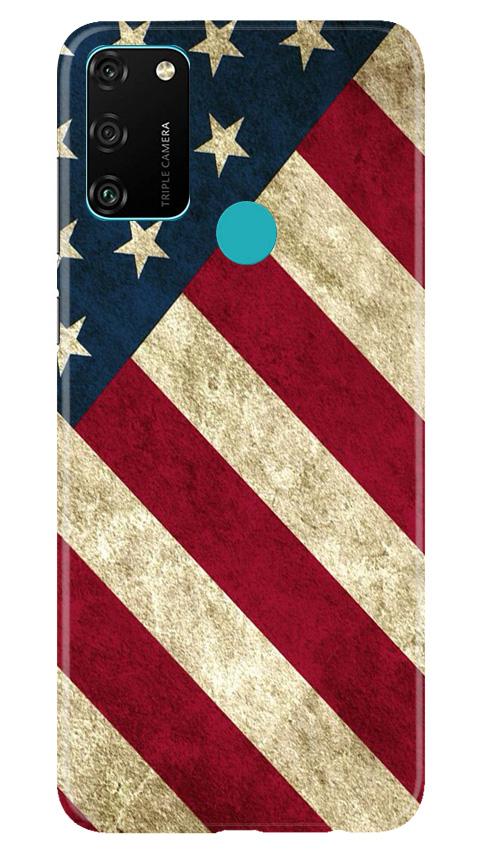 America Mobile Back Case for Honor 9A (Design - 79) America Case for Honor 9A