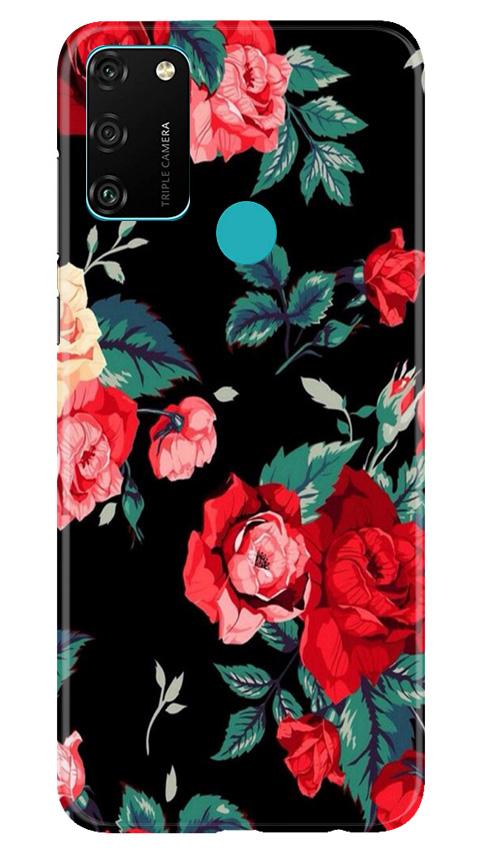 Red Rose2 Mobile Back Case for Honor 9A (Design - 81) Red Rose2 Case for Honor 9A