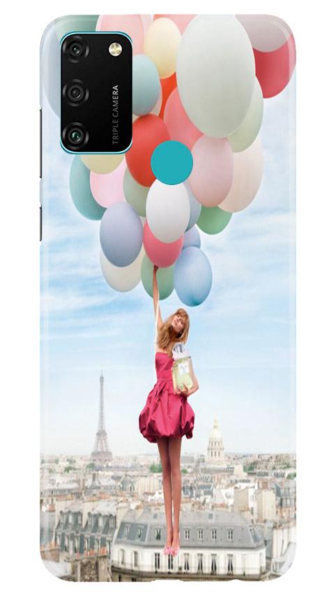 Girl with Baloon Mobile Back Case for Honor 9A (Design - 84) Girl with Baloon Case for Honor 9A