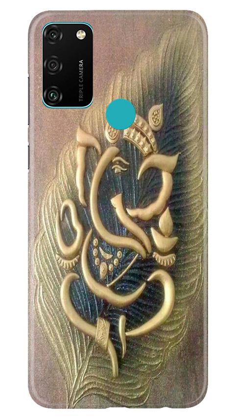 Lord Ganesha Mobile Back Case for Honor 9A (Design - 100) Lord Ganesha Case for Honor 9A