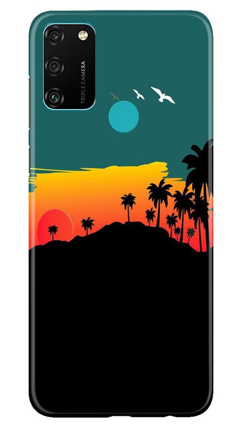 Sky Trees Mobile Back Case for Honor 9A (Design - 191) Sky Trees Case for Honor 9A (Design - 191)