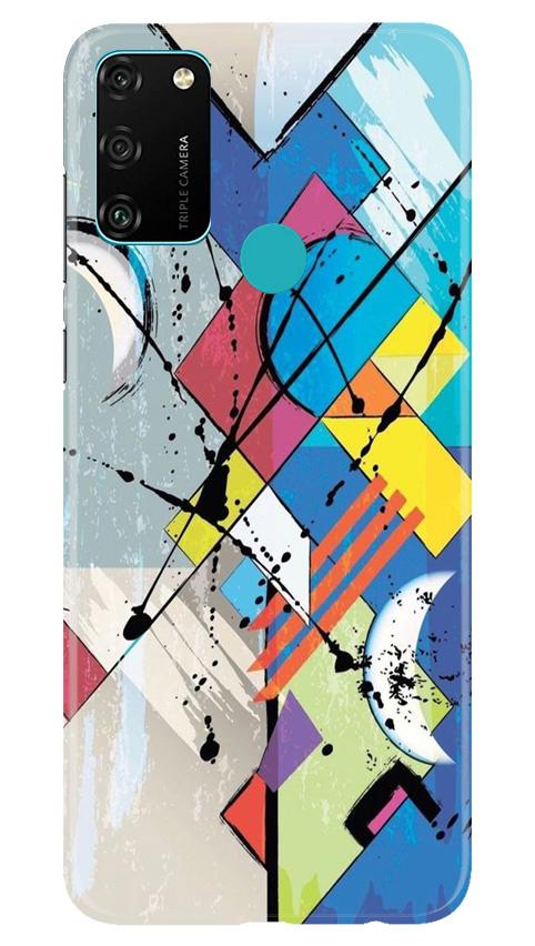 Modern Art Mobile Back Case for Honor 9A (Design - 235) Modern Art Case for Honor 9A (Design No. 235)