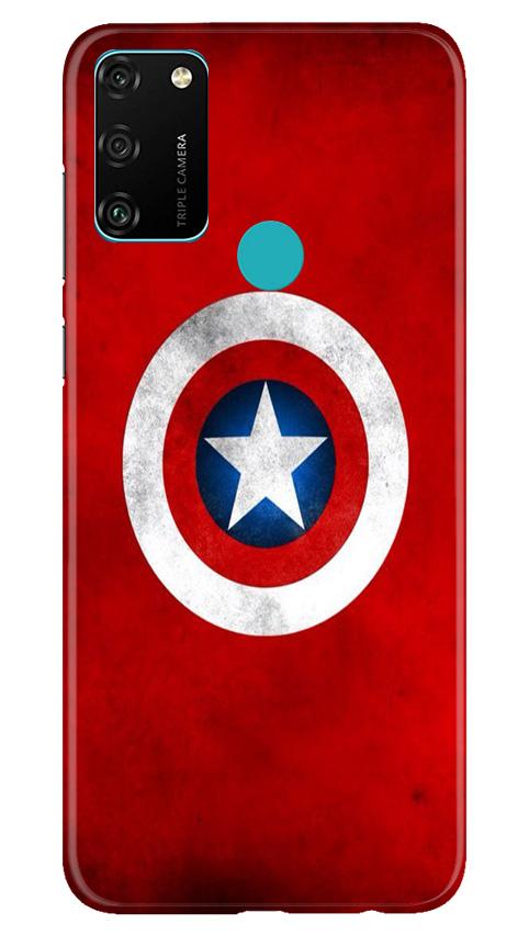 Captain America Mobile Back Case for Honor 9A (Design - 249) Captain America Case for Honor 9A (Design No. 249)
