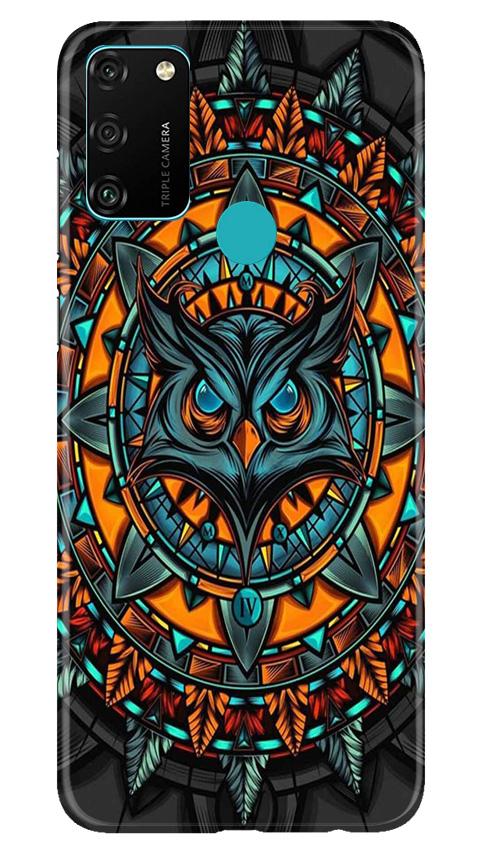 Owl Mobile Back Case for Honor 9A (Design - 360) Owl Mobile Back Case for Honor 9A (Design - 360)