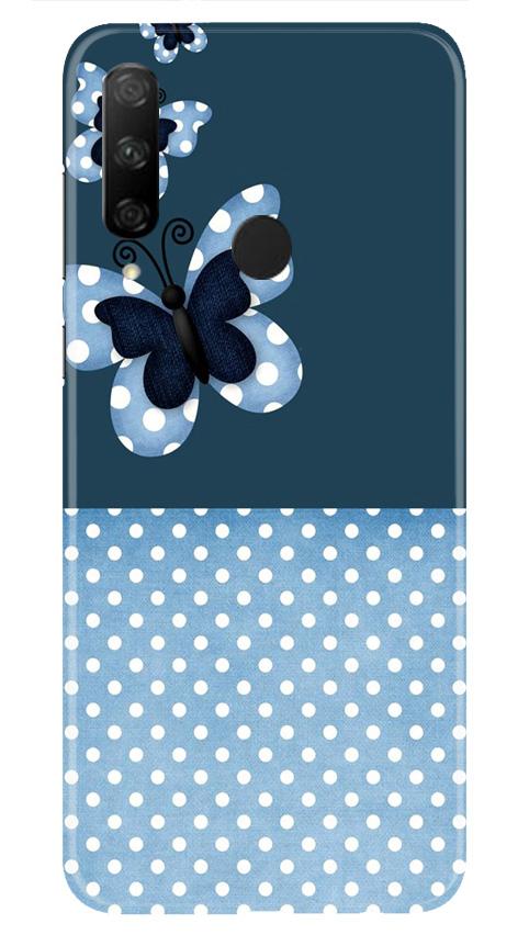 White dots Butterfly Mobile Back Case for Honor 9x (Design - 31) White dots Butterfly Case for Honor 9x
