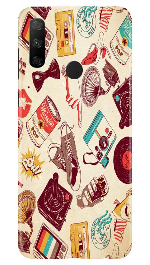 Vintage Mobile Back Case for Honor 9x (Design - 35) Vintage Case for Honor 9x