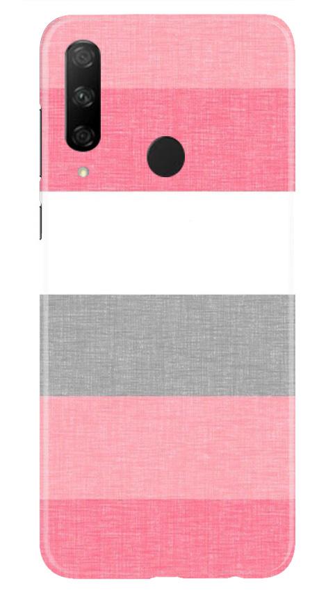 Pink white pattern Mobile Back Case for Honor 9x (Design - 55) Pink white pattern Case for Honor 9x