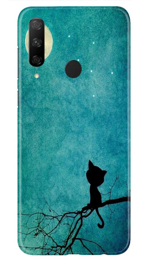 Moon cat Mobile Back Case for Honor 9x (Design - 70) Moon cat Case for Honor 9x