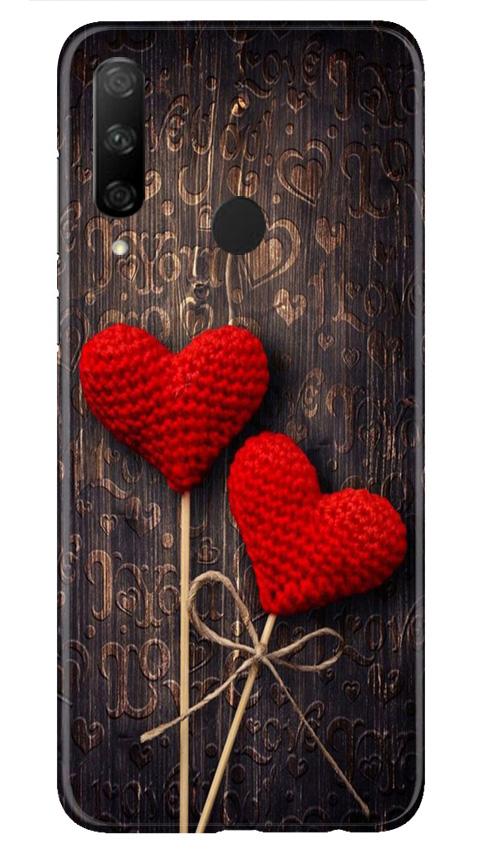 Red Hearts Mobile Back Case for Honor 9x (Design - 80) Red Hearts Case for Honor 9x