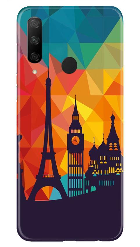Eiffel Tower2 Mobile Back Case for Honor 9x (Design - 91) Eiffel Tower2 Case for Honor 9x