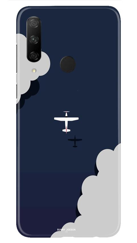 Clouds Plane Mobile Back Case for Honor 9x (Design - 196) Clouds Plane Case for Honor 9x (Design - 196)