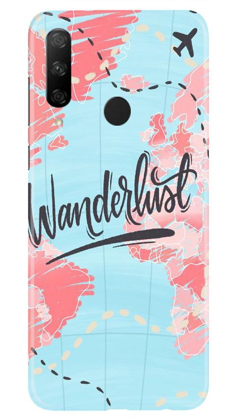 Wonderlust Travel Mobile Back Case for Honor 9x (Design - 223) Wonderlust Travel Case for Honor 9x (Design No. 223)