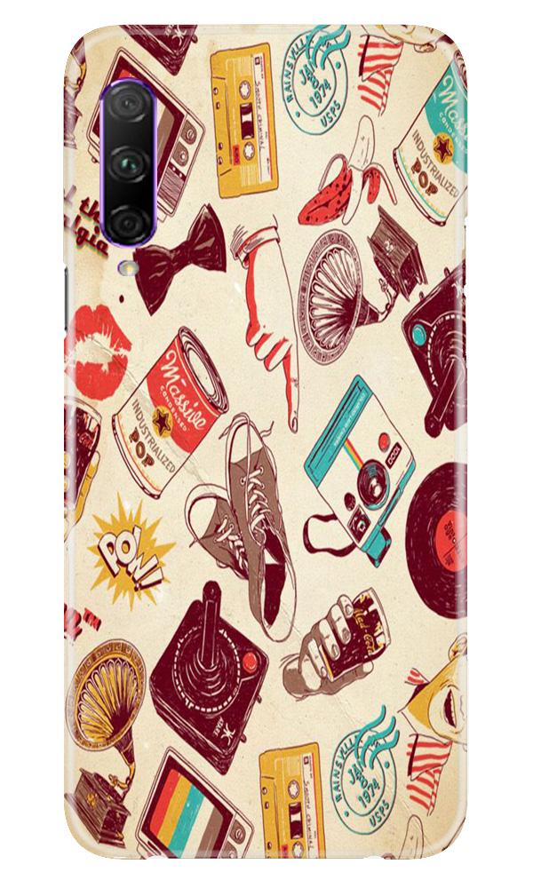 Vintage Mobile Back Case for Huawei Y9s (Design - 35) Vintage Case for Huawei Y9s