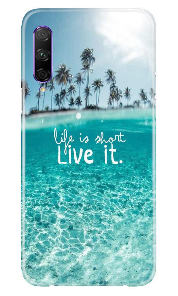 Life is short live it Mobile Back Case for Honor 9x Pro (Design - 45) Life is short live it Case for Honor 9x Pro