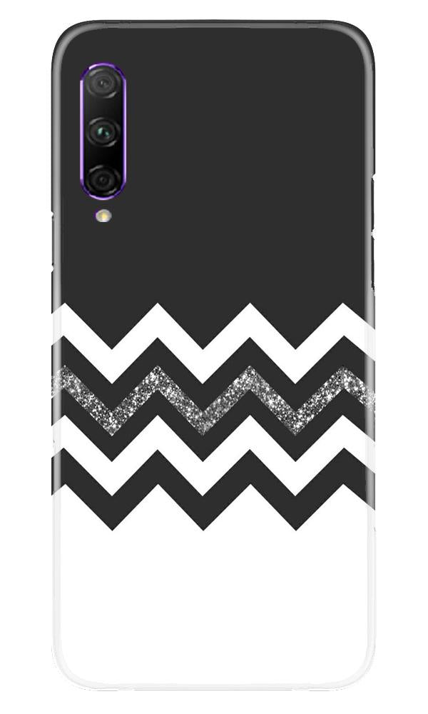 Black white Pattern2Mobile Back Case for Huawei Y9s (Design - 83) Black white Pattern2Case for Huawei Y9s