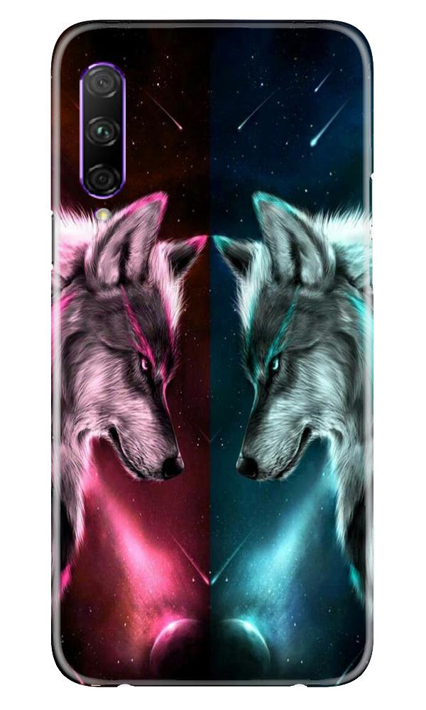 Wolf fight Mobile Back Case for Huawei Y9s (Design - 221) Wolf fight Case for Huawei Y9s (Design No. 221)