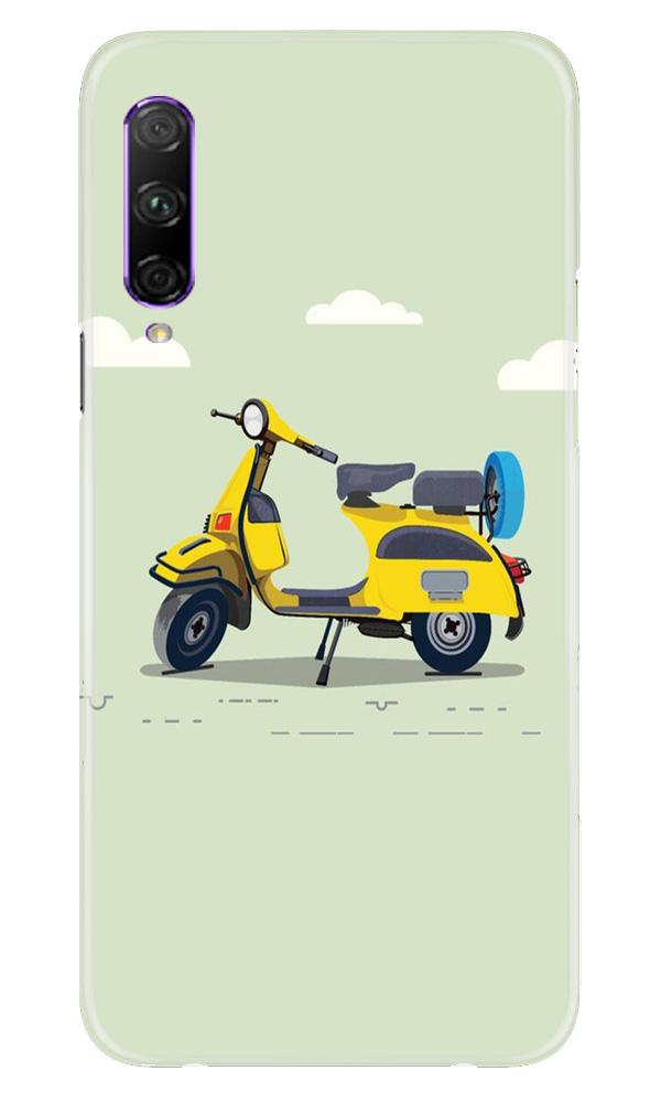 Vintage Scooter Mobile Back Case for Huawei Y9s (Design - 260) Vintage Scooter Case for Huawei Y9s (Design No. 260)