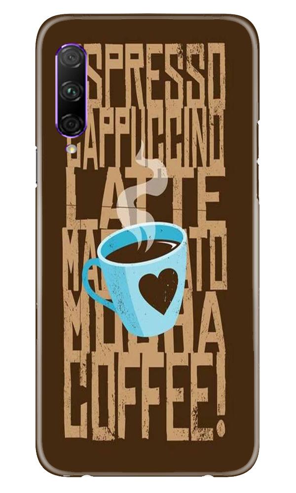 Love Coffee Mobile Back Case for Huawei Y9s (Design - 351) Love Coffee Mobile Back Case for Huawei Y9s (Design - 351)