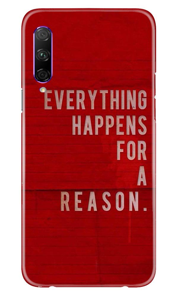 Everything Happens Reason Mobile Back Case for Huawei Y9s (Design - 378) Everything Happens Reason Mobile Back Case for Huawei Y9s (Design - 378)