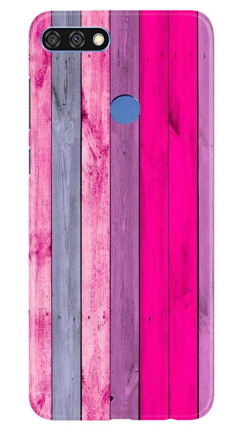 Wooden look Mobile Back Case for Huawei 7C (Design - 24) Wooden look Case for Huawei 7C