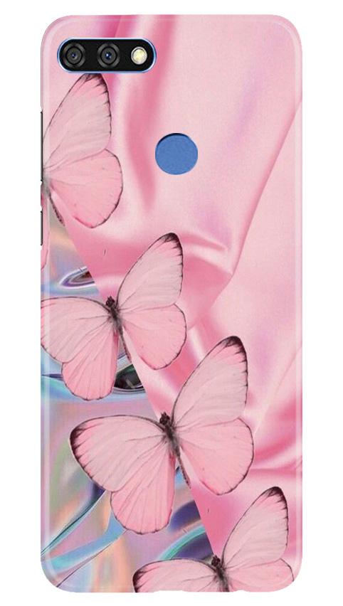 Butterflies Mobile Back Case for Huawei 7C (Design - 26) Butterflies Case for Huawei 7C