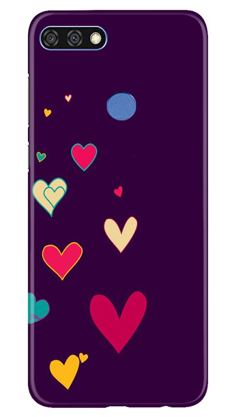 Purple Background Mobile Back Case for Huawei 7C (Design - 107) Purple Background Case for Huawei 7C (Design - 107)