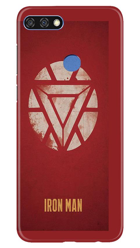 Iron Man Superhero Mobile Back Case for Huawei 7C (Design - 115) Iron Man Superhero Case for Huawei 7C (Design - 115)
