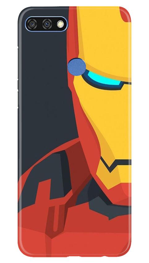 Iron Man Superhero Mobile Back Case for Huawei 7C (Design - 120) Iron Man Superhero Case for Huawei 7C (Design - 120)