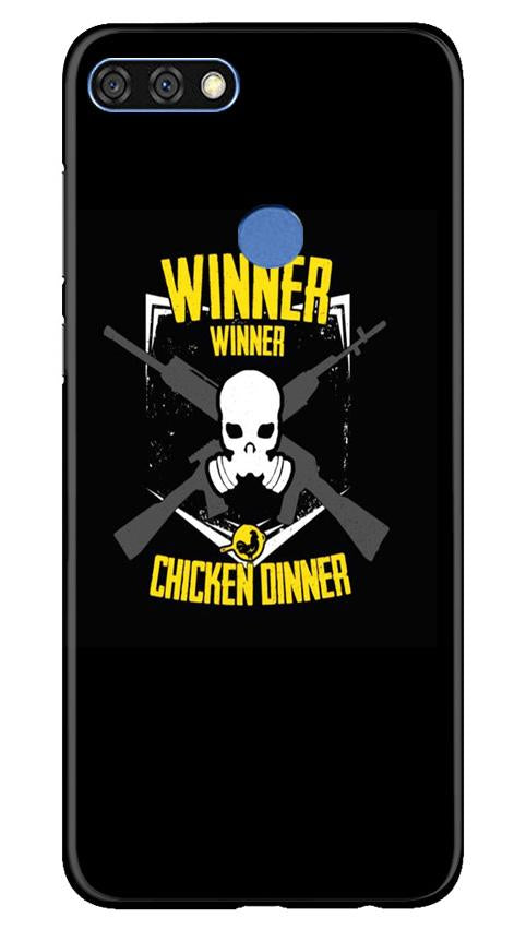 Winner Winner Chicken Dinner Mobile Back Case for Huawei 7C (Design - 178) Winner Winner Chicken Dinner Case for Huawei 7C (Design - 178)