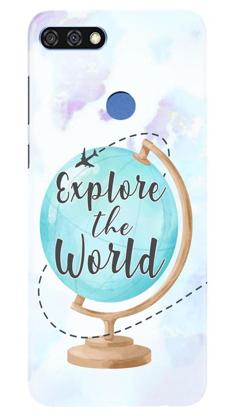 Explore the World Mobile Back Case for Huawei 7C (Design - 207) Explore the World Case for Huawei 7C (Design No. 207)
